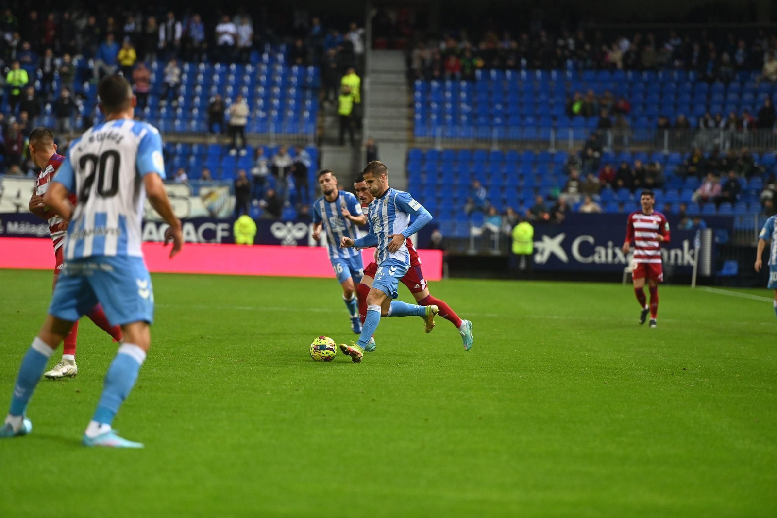 El Málaga CF - Granada CF, en fotos