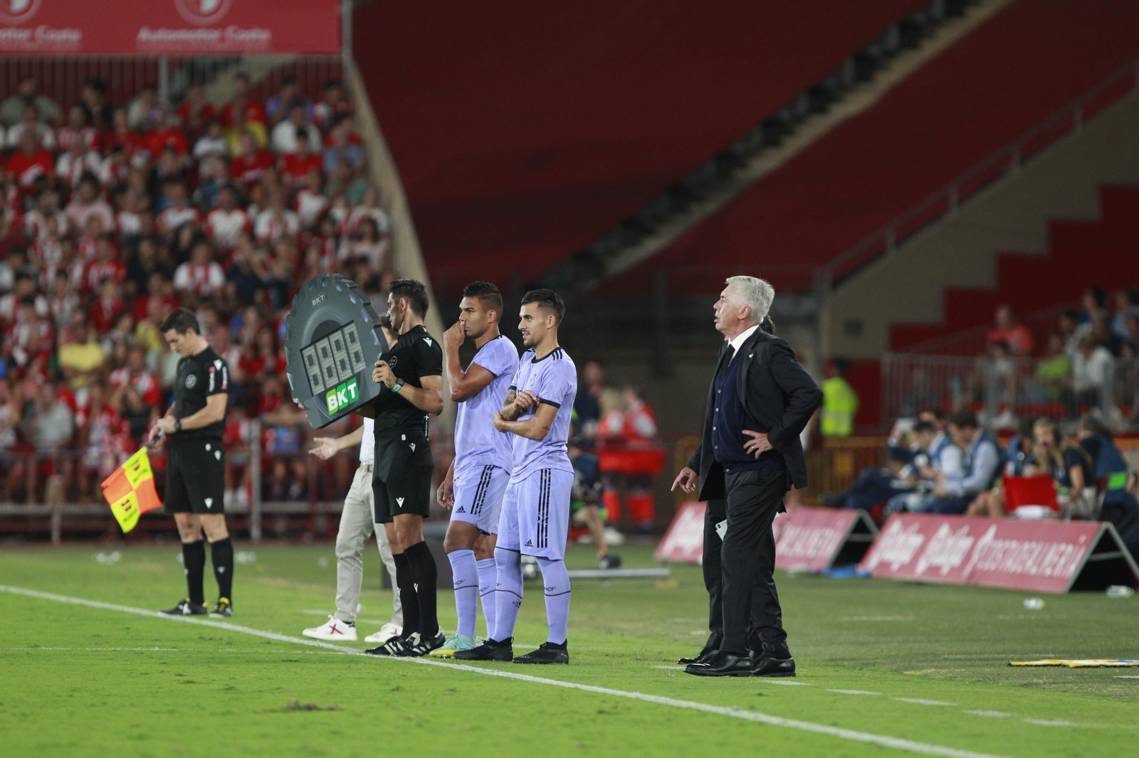 Imágenes del partido U.D. Almería-Real Madrid C.F. de la Liga Santander