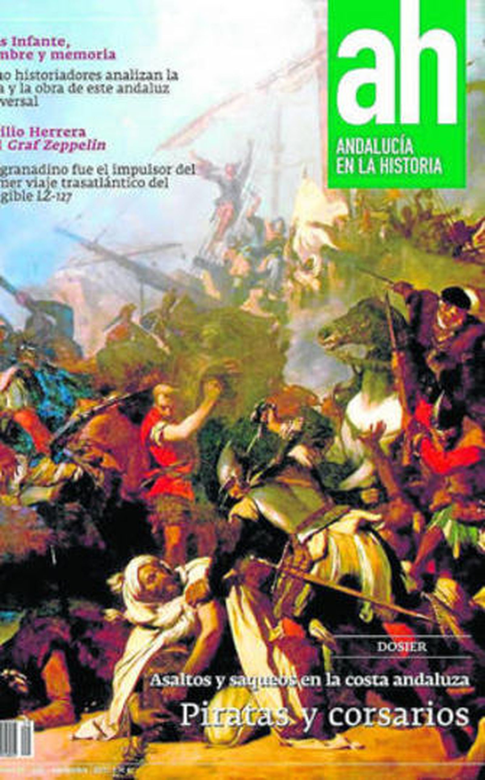 Portada de la revista de Andalucía en la historia.