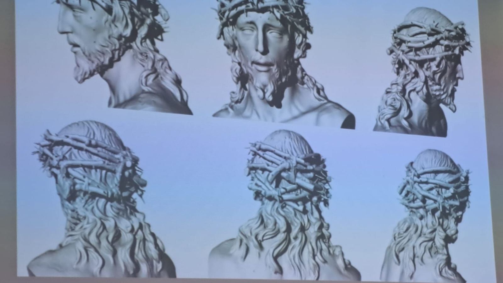 Digitalización de la imagen del Señor del Amor Despojado de Sus Vestiduras.