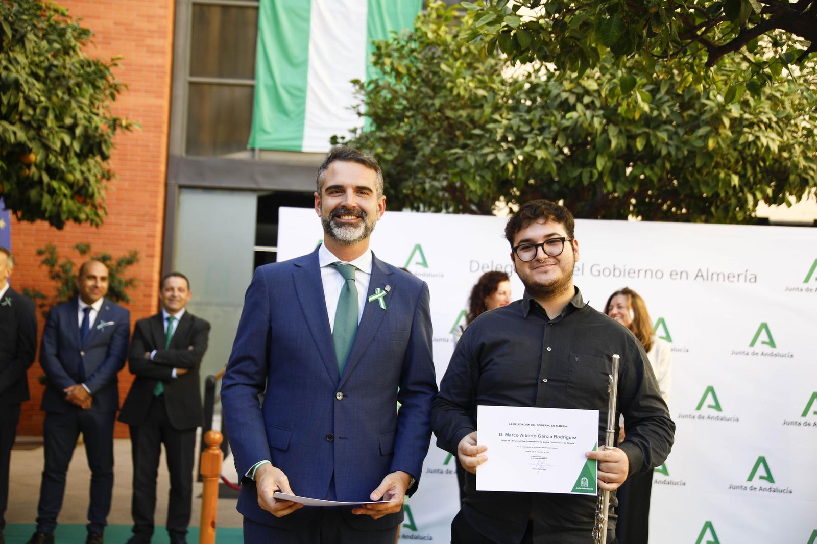 El día de la bandera de Andalucía celebrado en Almería, en imágenes