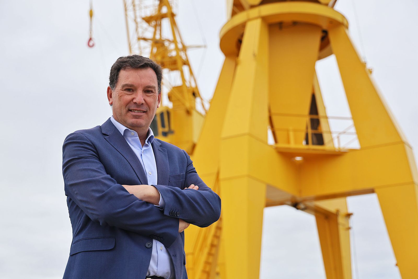 Alberto Santana, presidente del Puerto de Huelva.