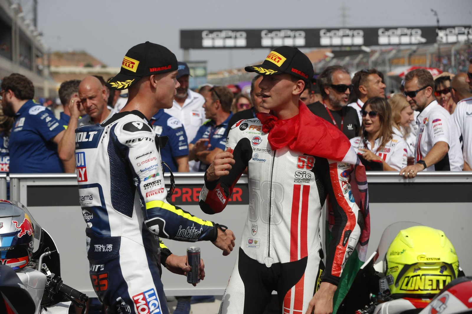 Las fotos del primer triunfo del palaciego Rueda en el Mundial de motociclismo