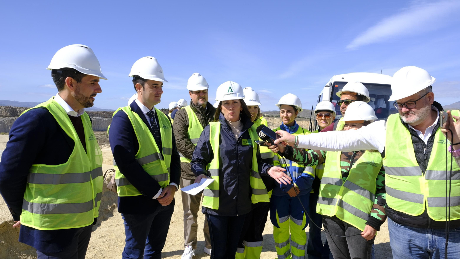 Visita a las canteras de yeso en Sorbas