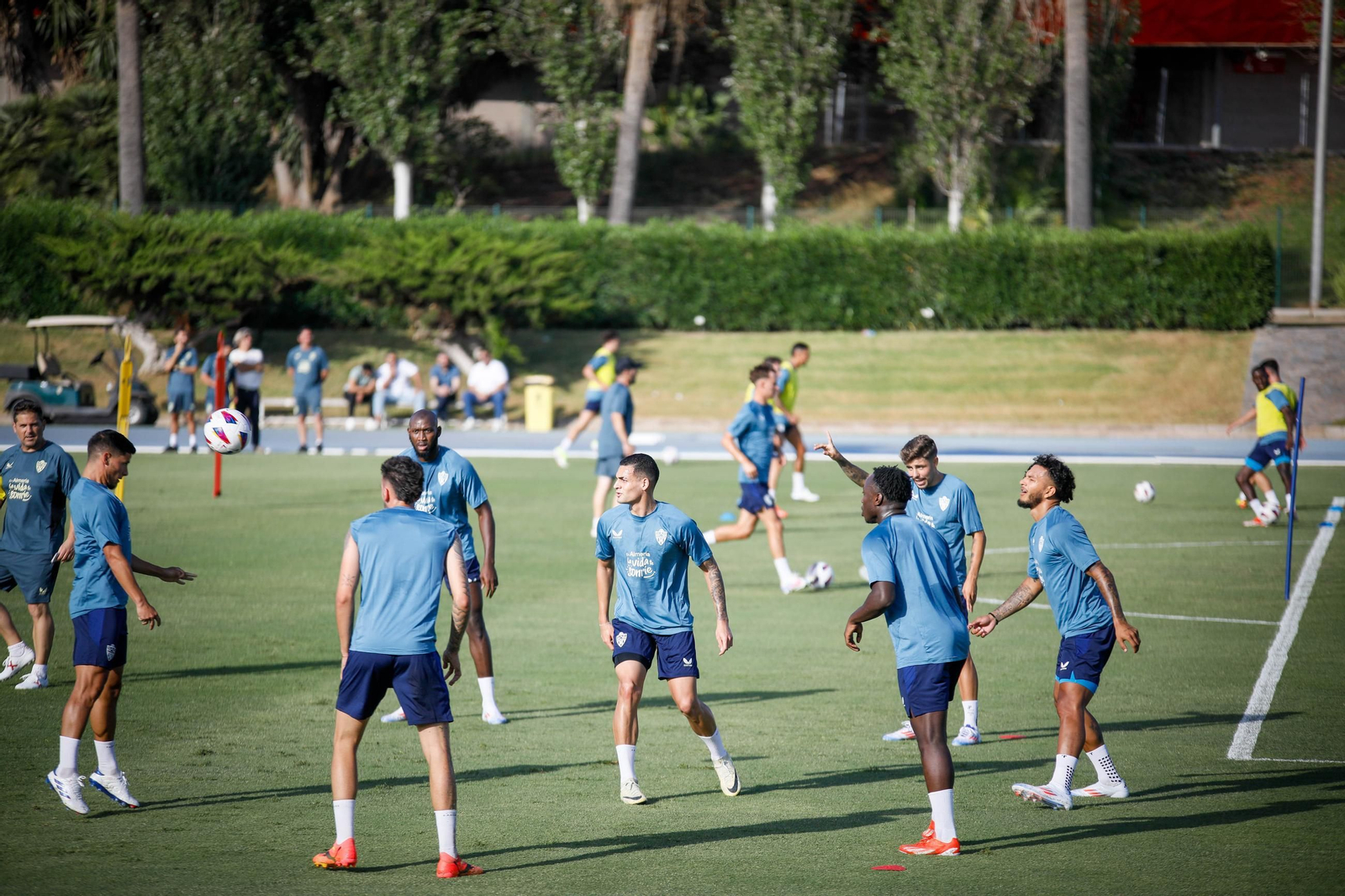 Primer entrenamiento pretemporada del Almería, en imágenes