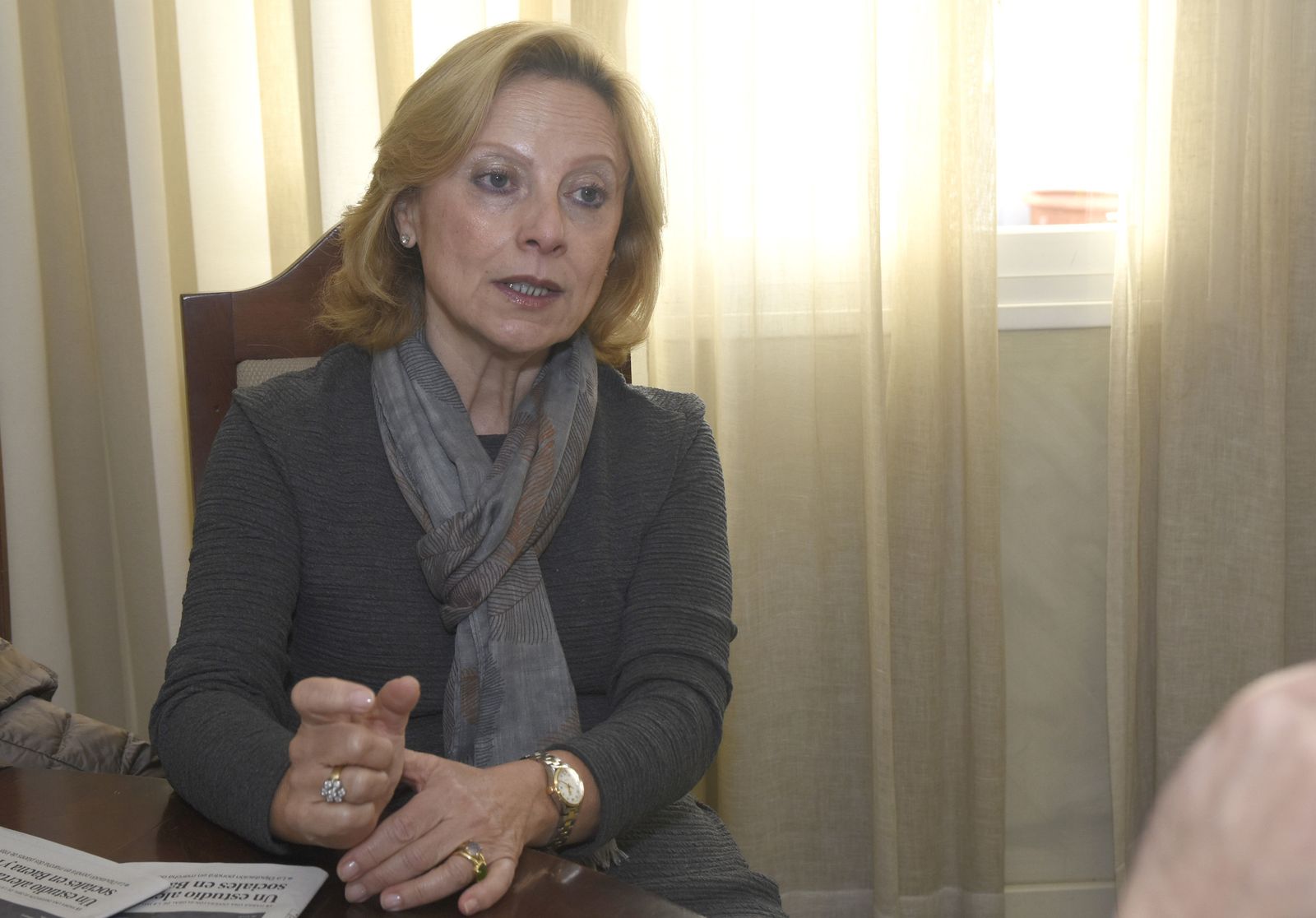 Marina López Raya durante la entrevista concedida a ‘el Día’.