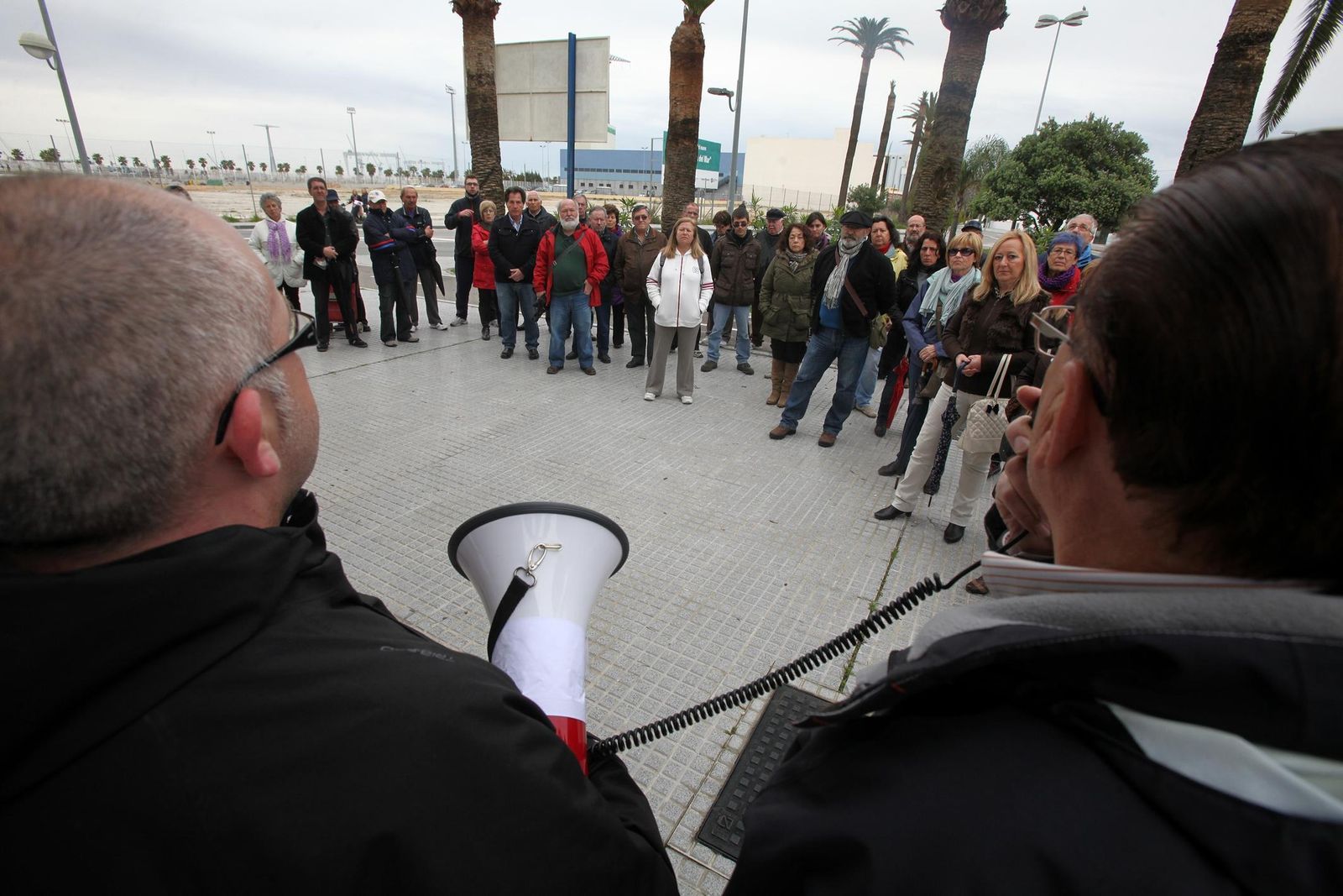 Una de las reuniones de la Asamblea Popular 15-M Luis Pérez, en una imagen de archivo.