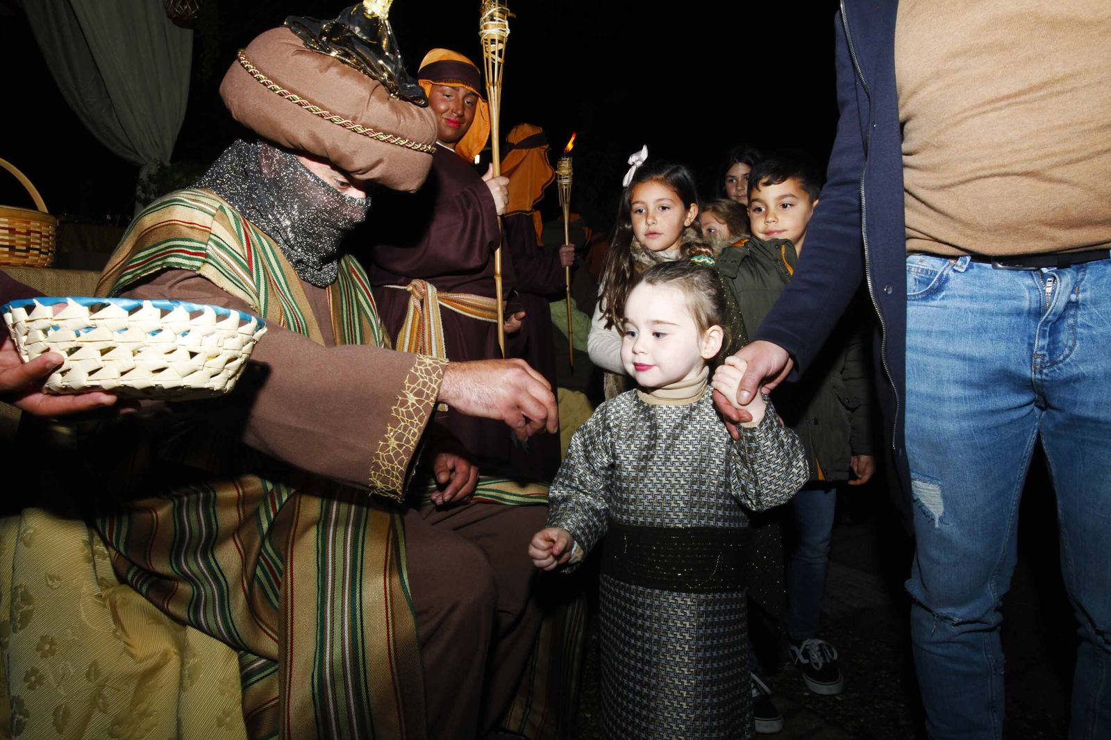 Las imágenes de los Reyes Magos recogiendo el oro en las Minas de Tharsis