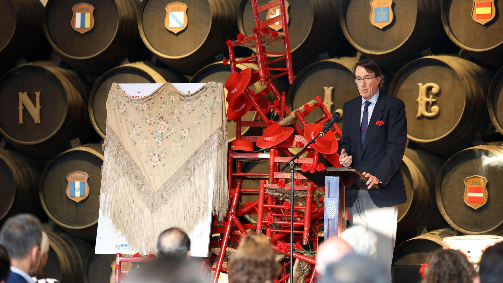 Presentación del cartel de la Feria del Caballo de Jerez 2024 en Bodegas González Byass