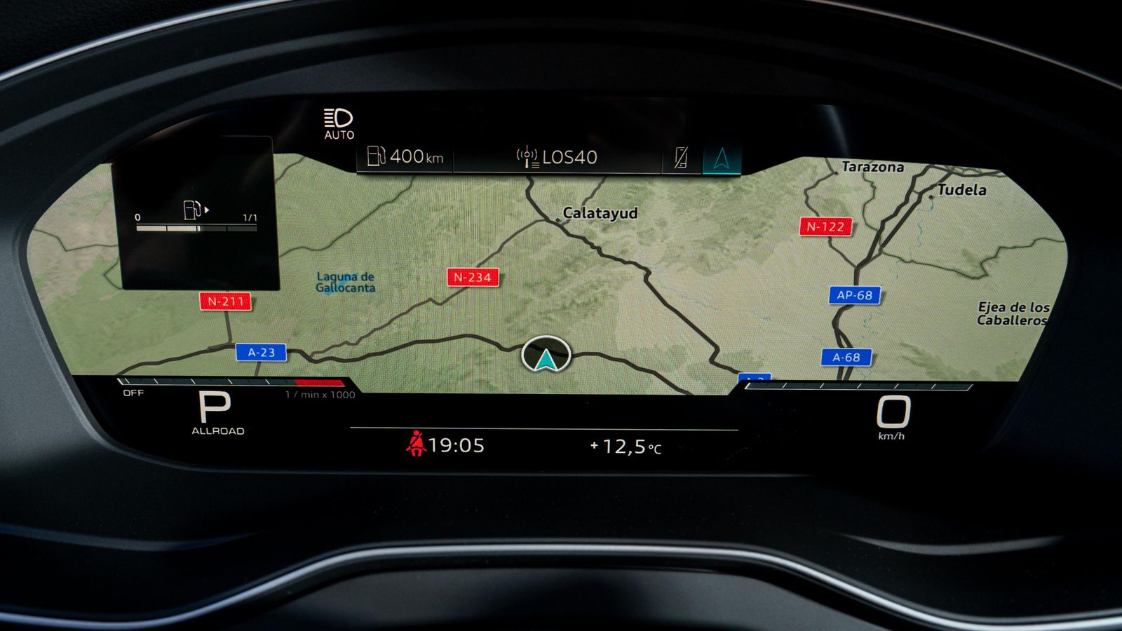 En todos los Q5 Sportback la instrumentación es digital de serie.