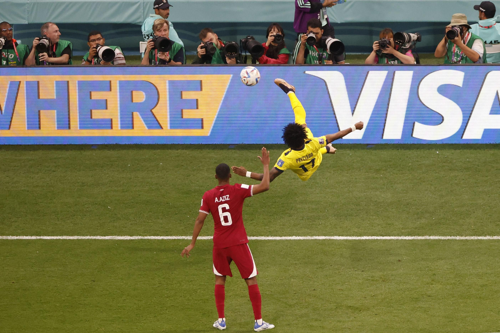 Las imágenes del Qatar - Ecuador, partido inaugural del Mundial 2022