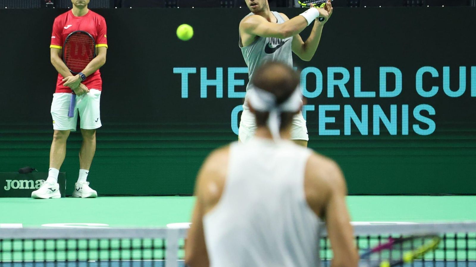 Rafa Nadal-Carlos Alcaraz, ocho juegos a tope con empate antes de la Copa Davis