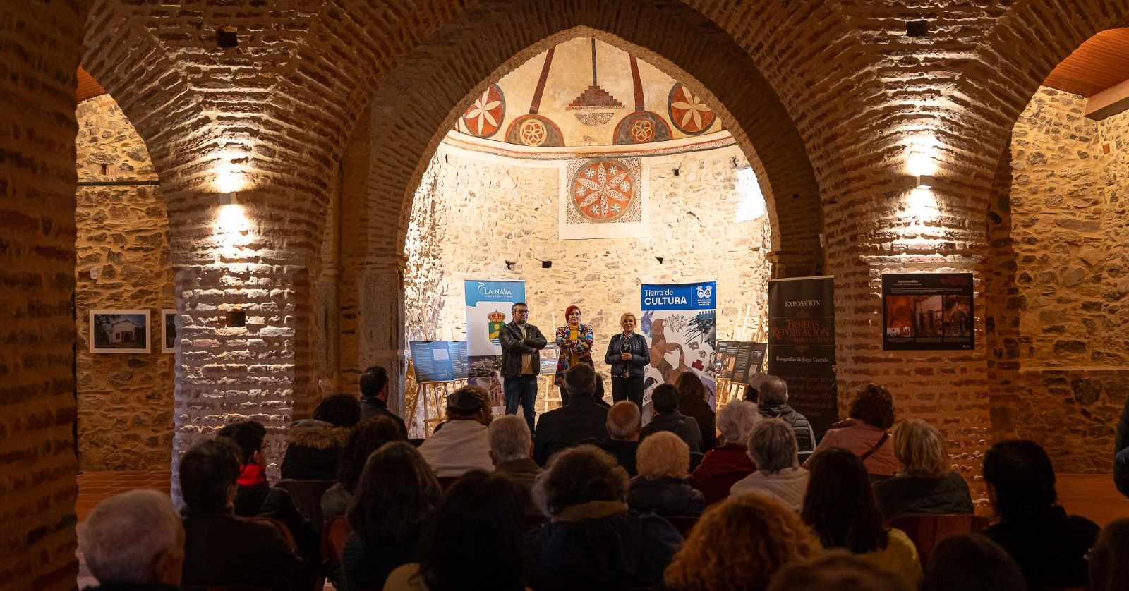 Una de las exposiciones en La Nava.