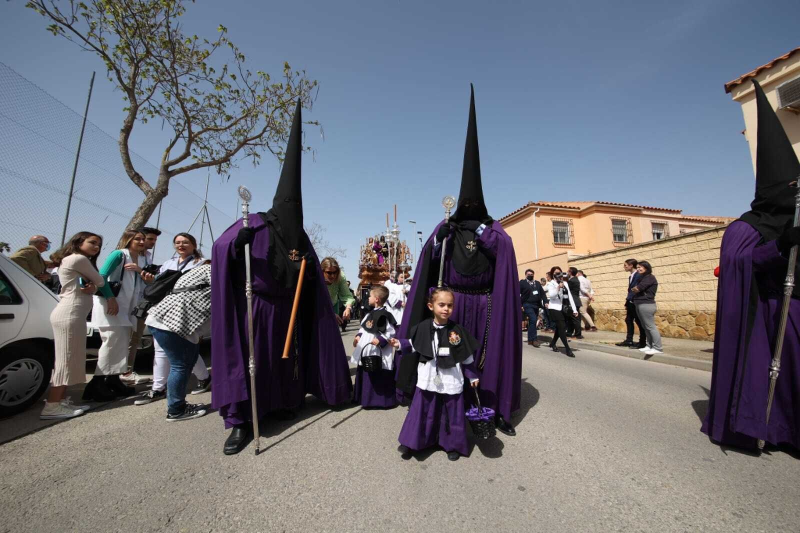 La hermandad de Pasión, arropada por su barrio