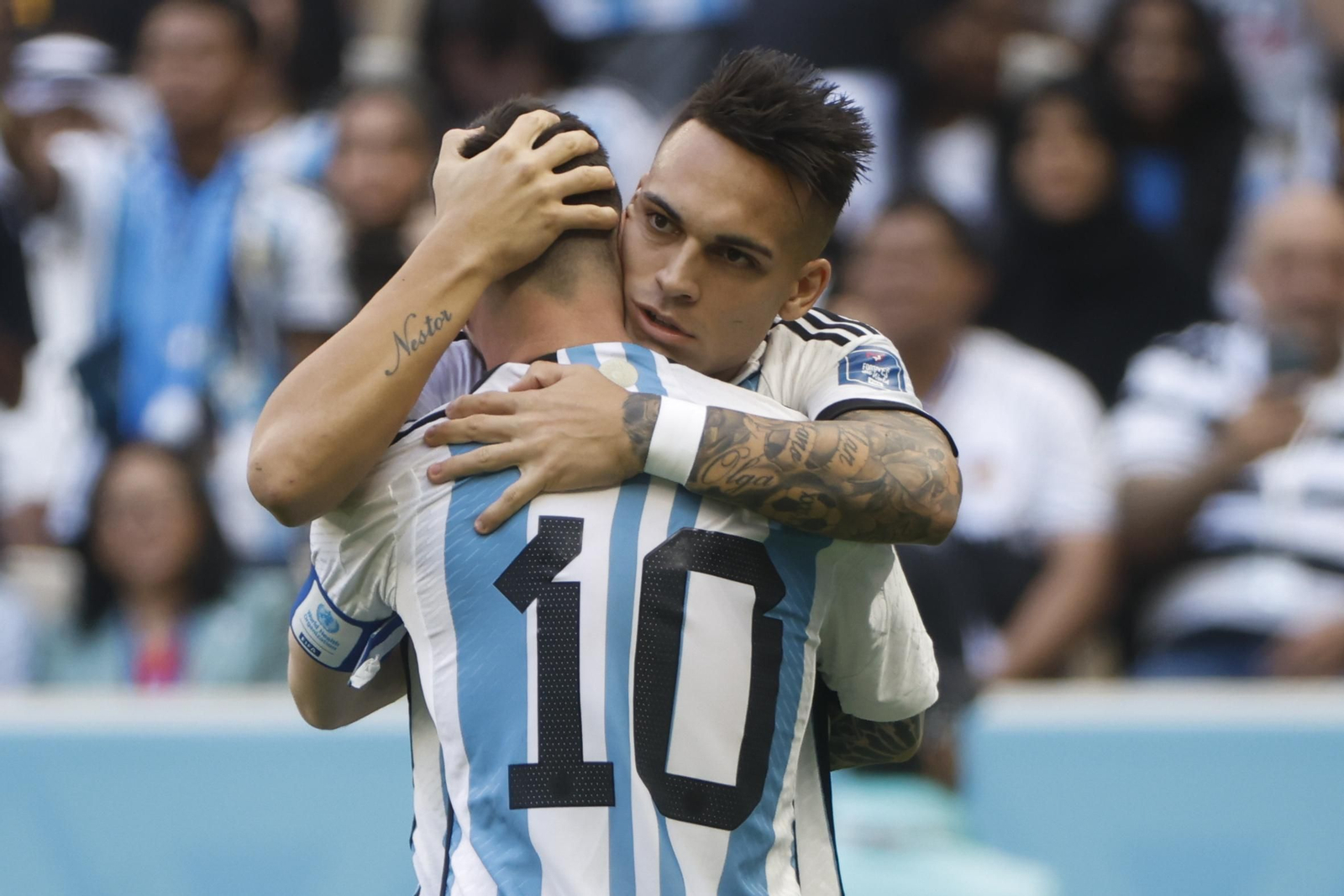 Las imágenes del Artentina - Arabia Saudí en el Mundial de Qatar