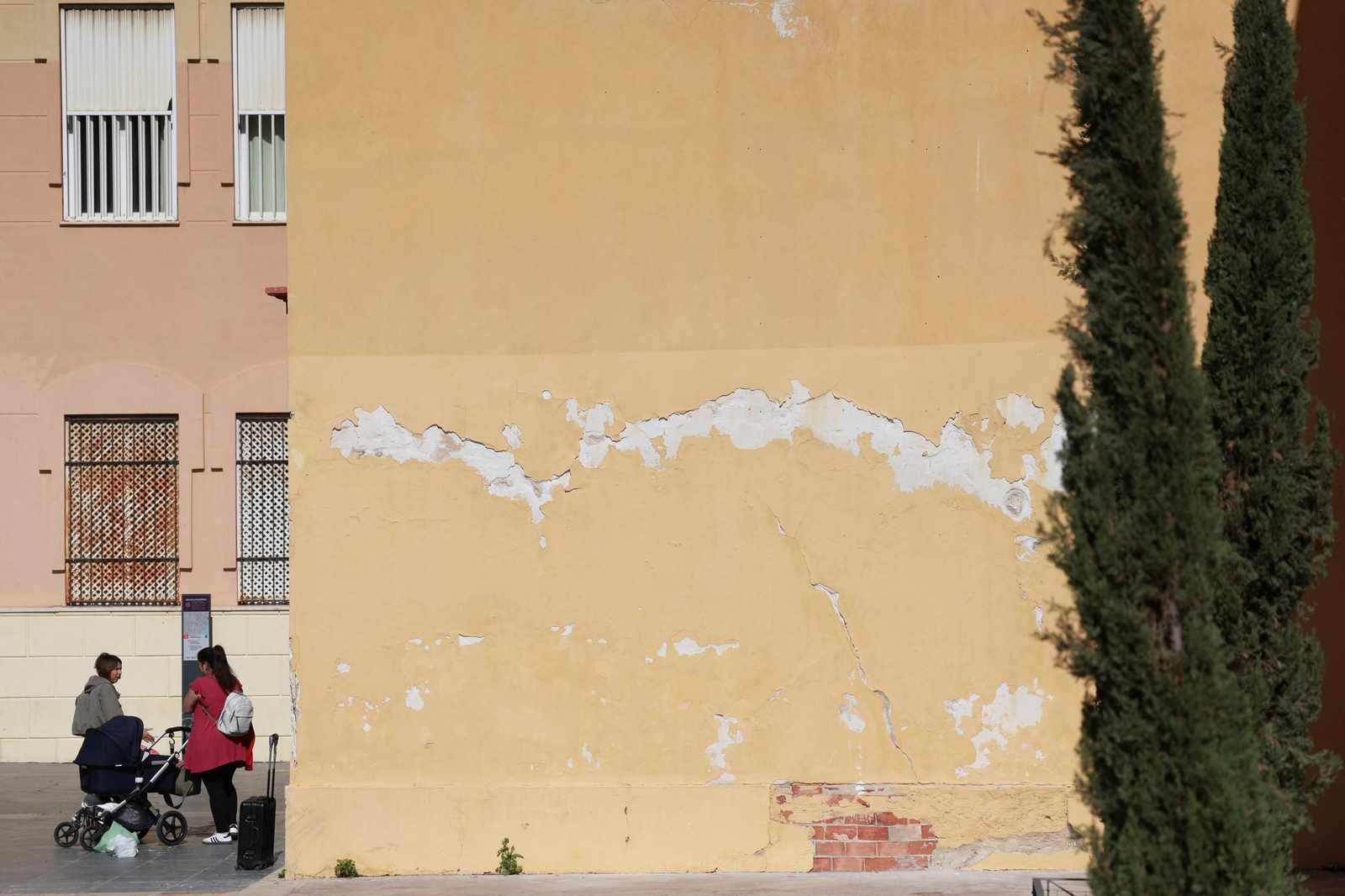 Las fotos de las humedades de la iglesia de Santo Domingo
