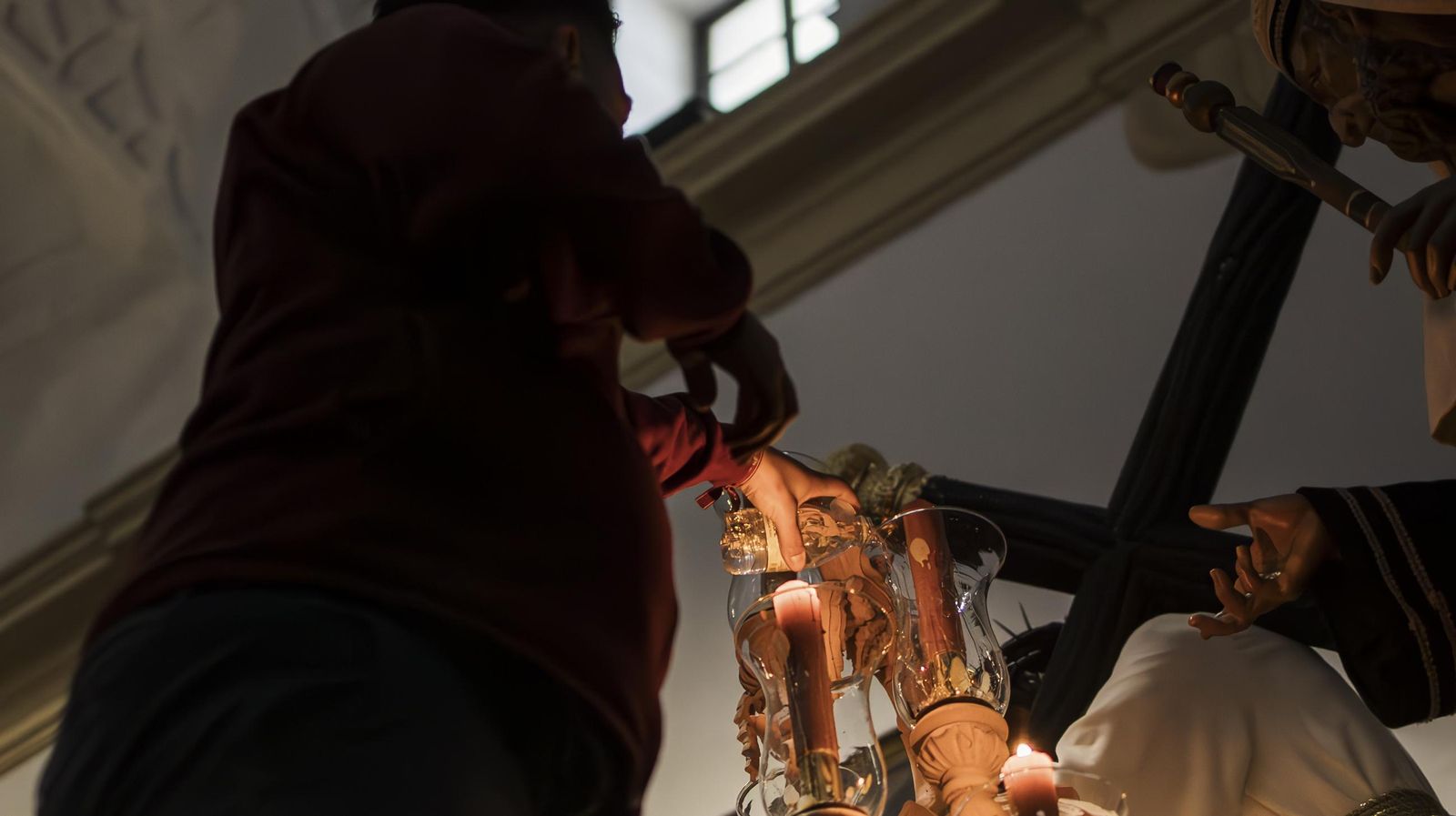 La Hermandad de la Salvación, refugiada en la Iglesia de la Victoria