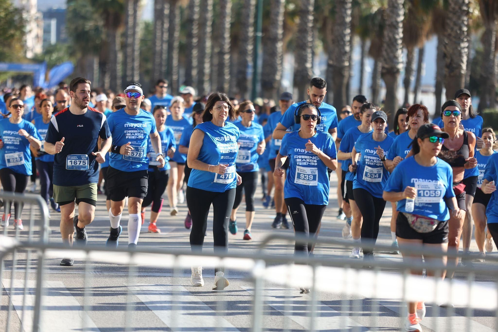 Las mejores fotos de la I Carrera Solidaria Mayoral de Málaga