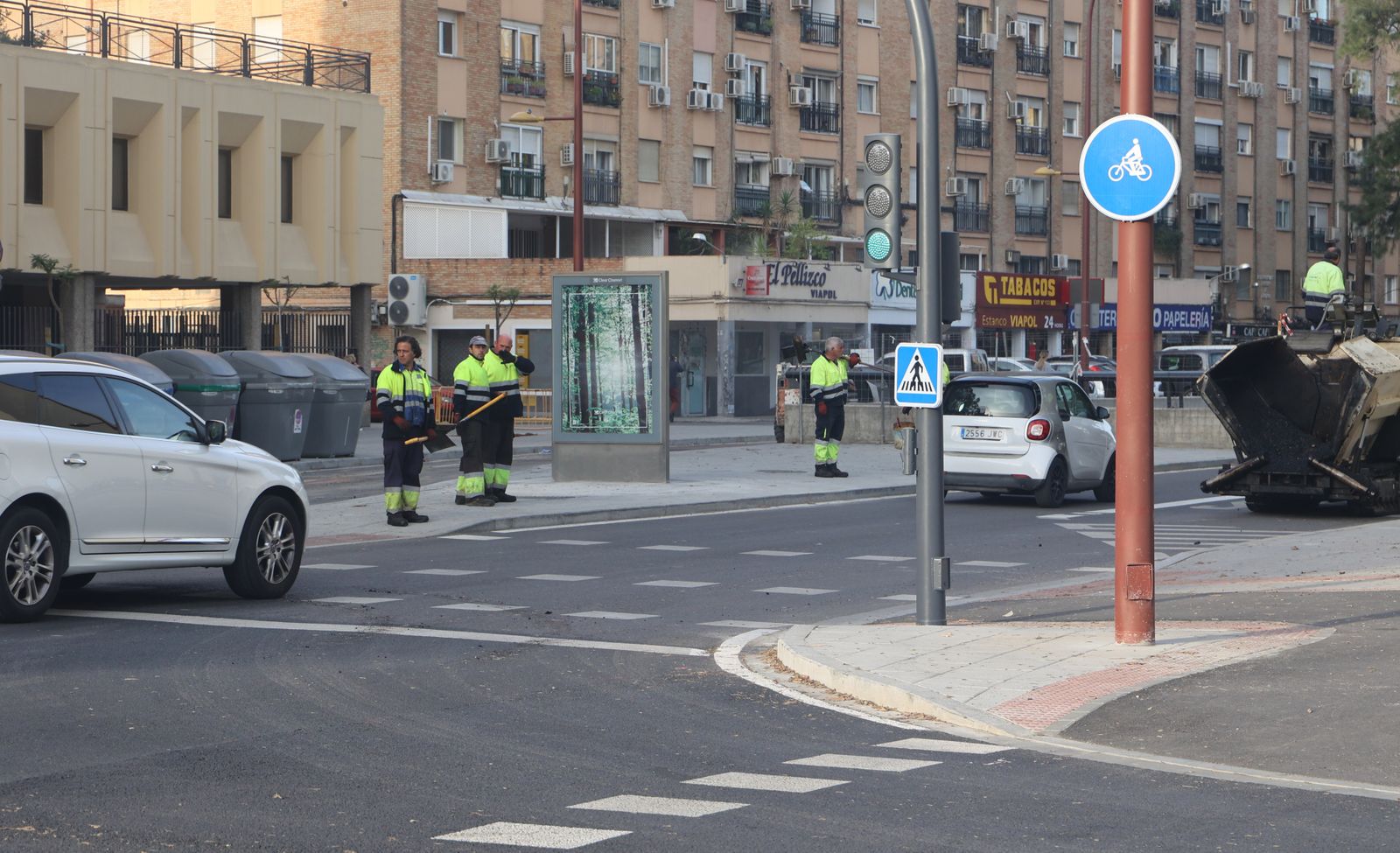 Apertura al tráfico de la Avda San Francisco Javier