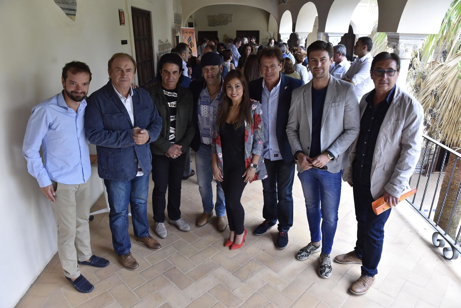 Artistas del concierto benéfico de 'Mater et Magistra', ayer en Santa Clara.