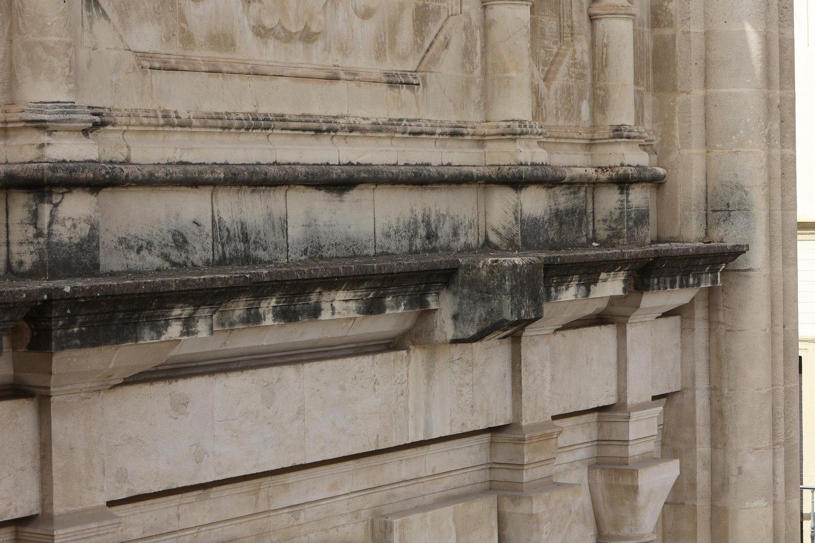 Obras en la fachada del ayuntamiento