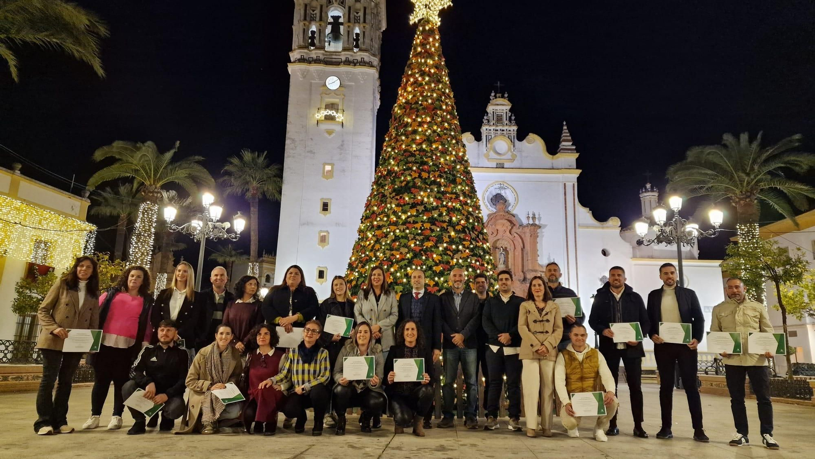 Emprendedores en 'La Palma del Condado Emprende'.