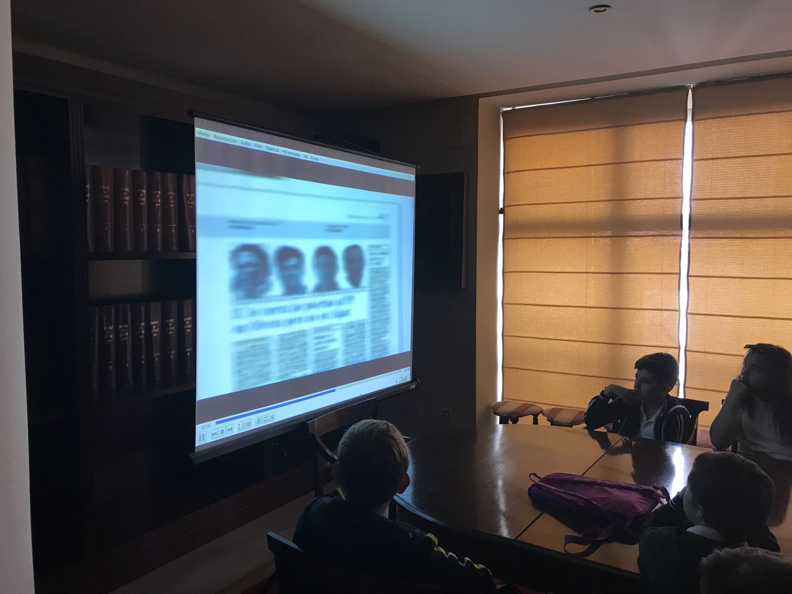 Visita al Diario CEIP Adolfo de Castro