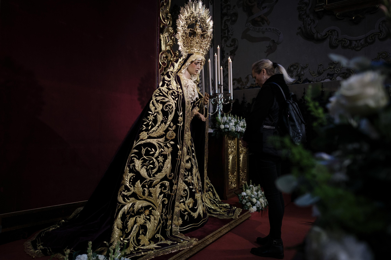 Las imágenes del besamanos a la Virgen de la Amargura