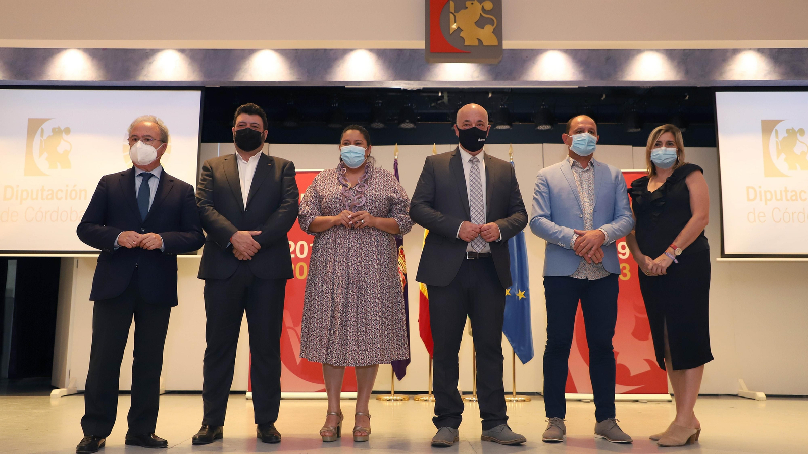 Firma del acuerdo ‘Juntos X Córdoba’ en el Palacio de la Merced.