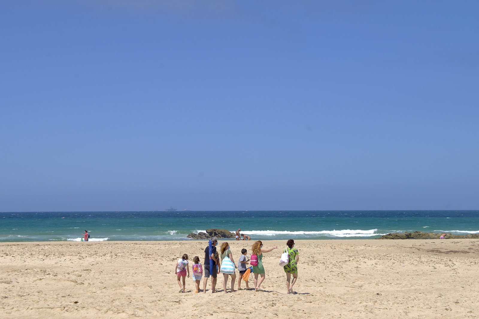 Fotos de las playas de Tarifa en el fin e semana