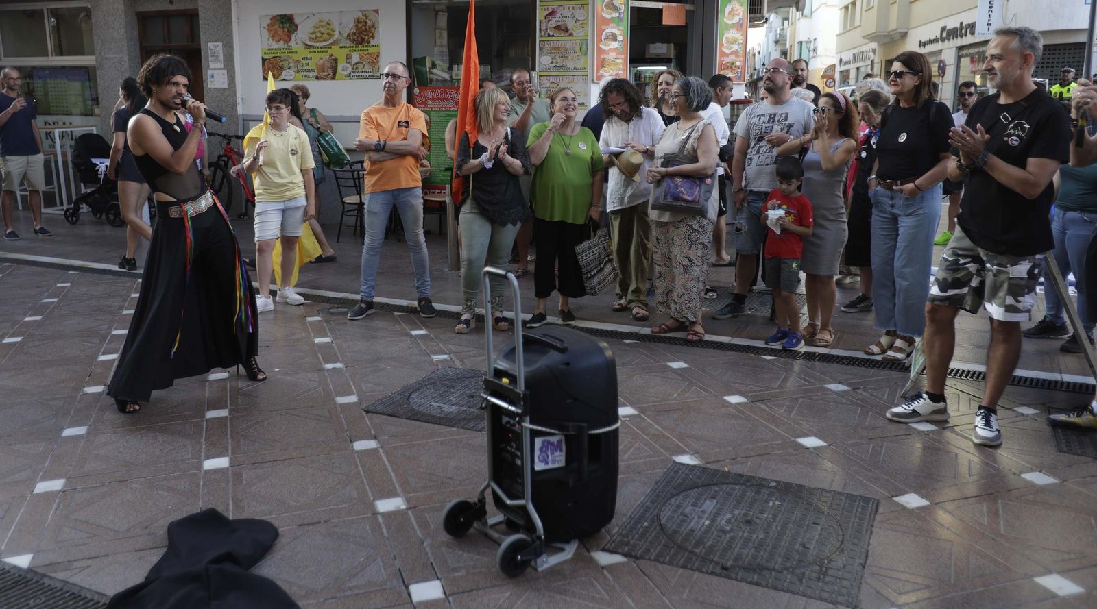 Manifestación por el Día del Orgullo LGTBIQ+ en La Línea