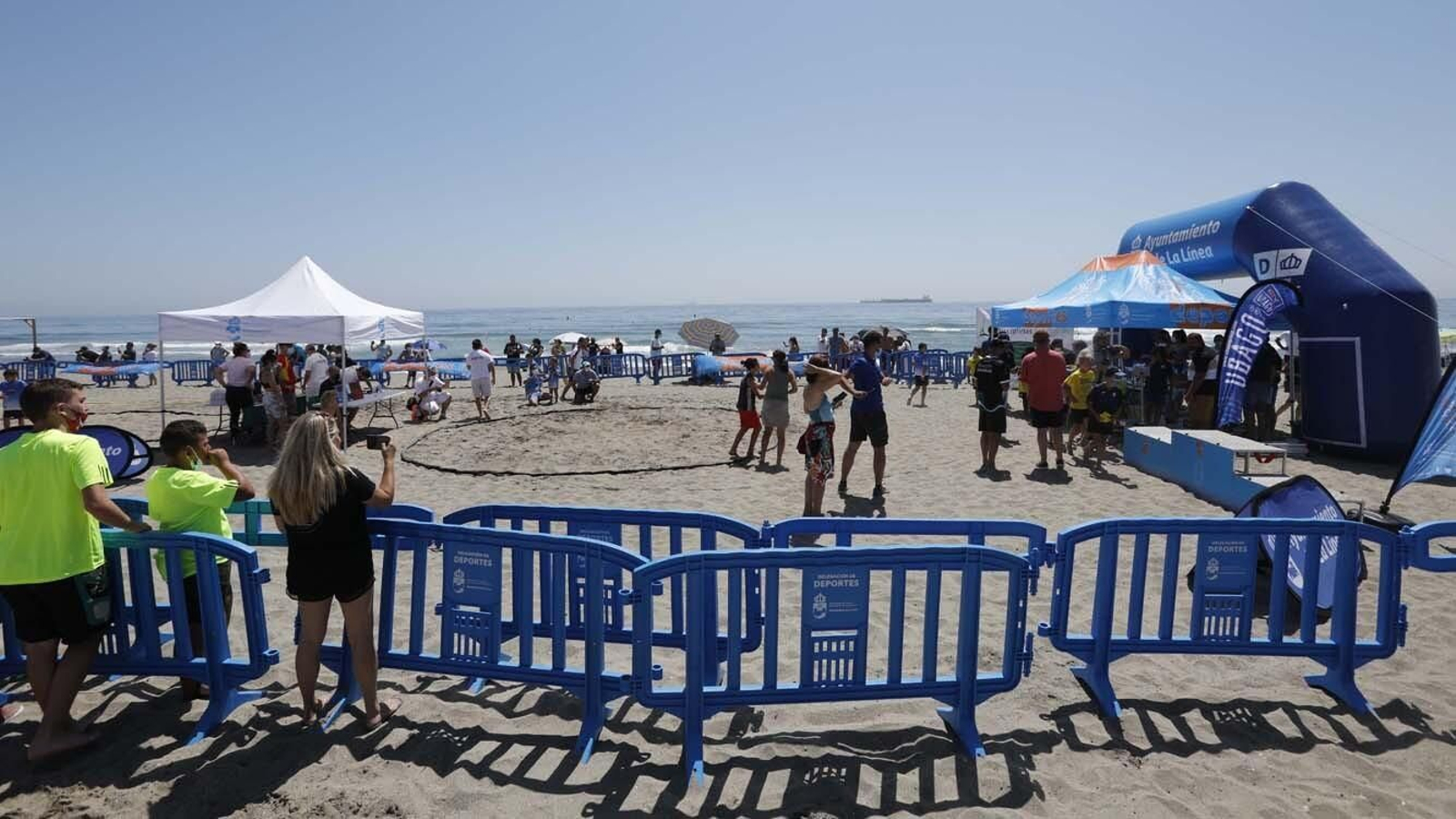 Las fotos del Campeonato y Liga de Andalucía de Lucha Playa