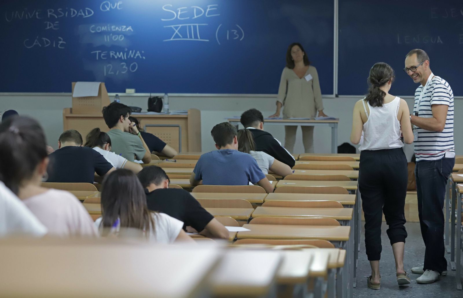 Pruebas de Acceso a la Universidad en la Escuela Politécnica el pasado junio
