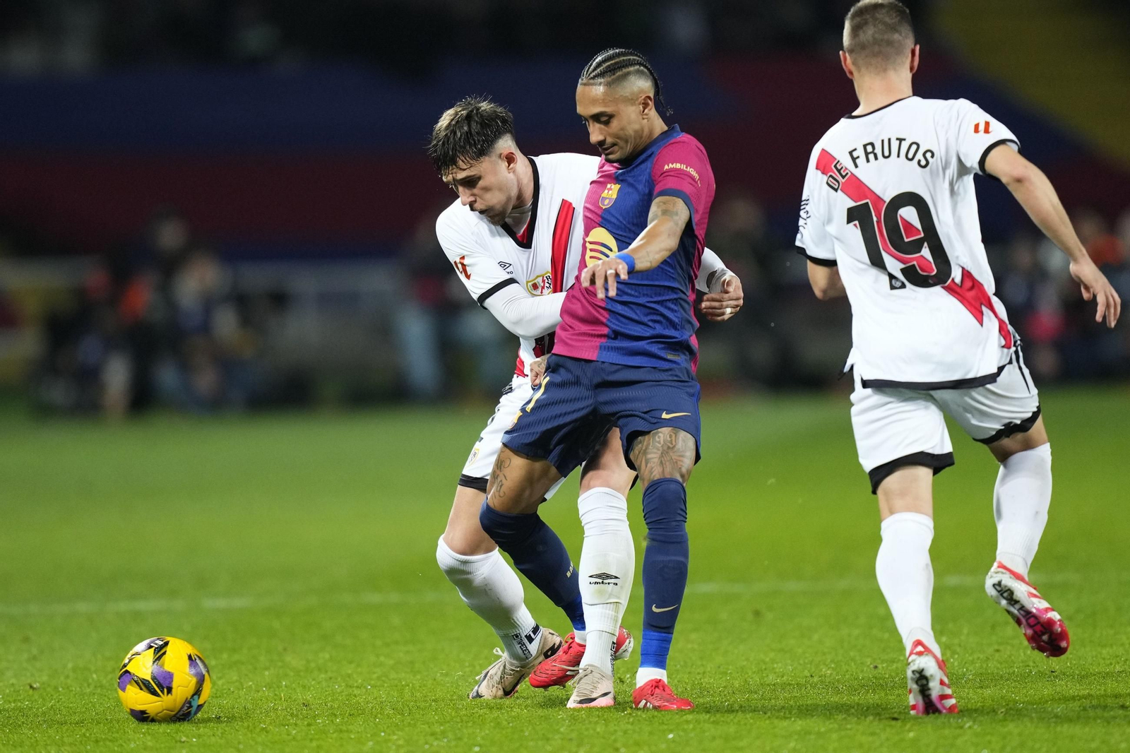 Las fotos del polémico Barcelona - Rayo Vallecano