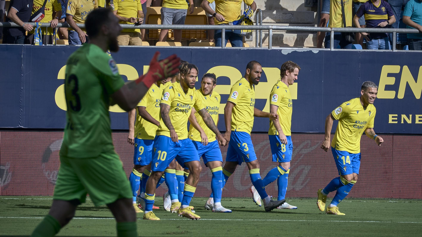 Partido de la victoria del Cádiz CF sobre el Atlético de Madrid