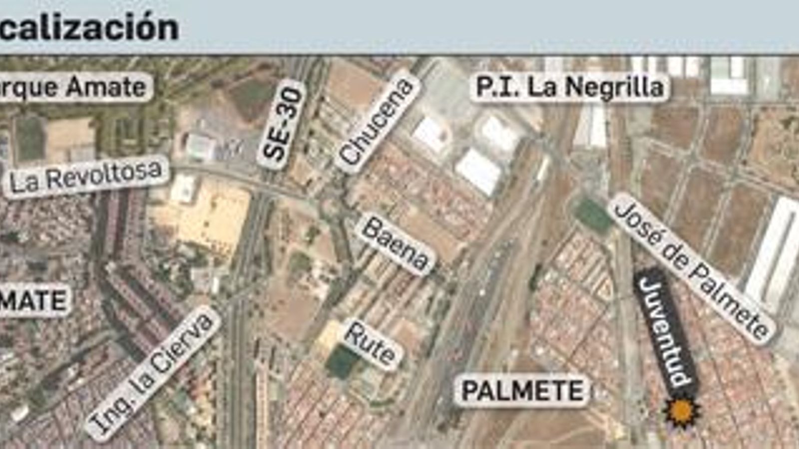 Localizador de la agresión en Palmete