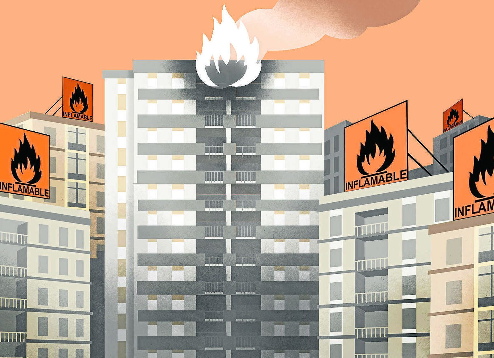 Un edificio sin ascensor… social