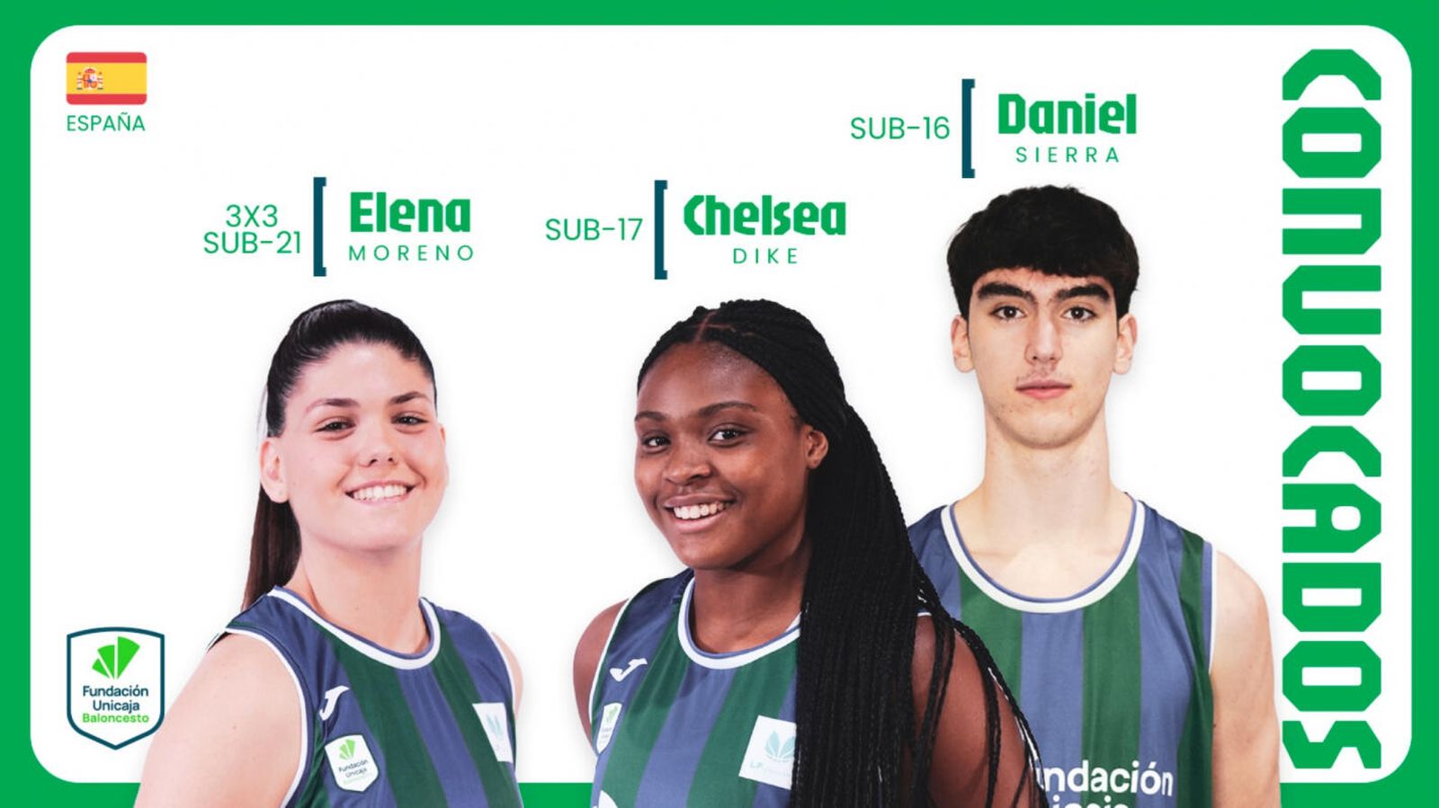 Elena Moreno, Chelsea Dike y Daniel Sierra.