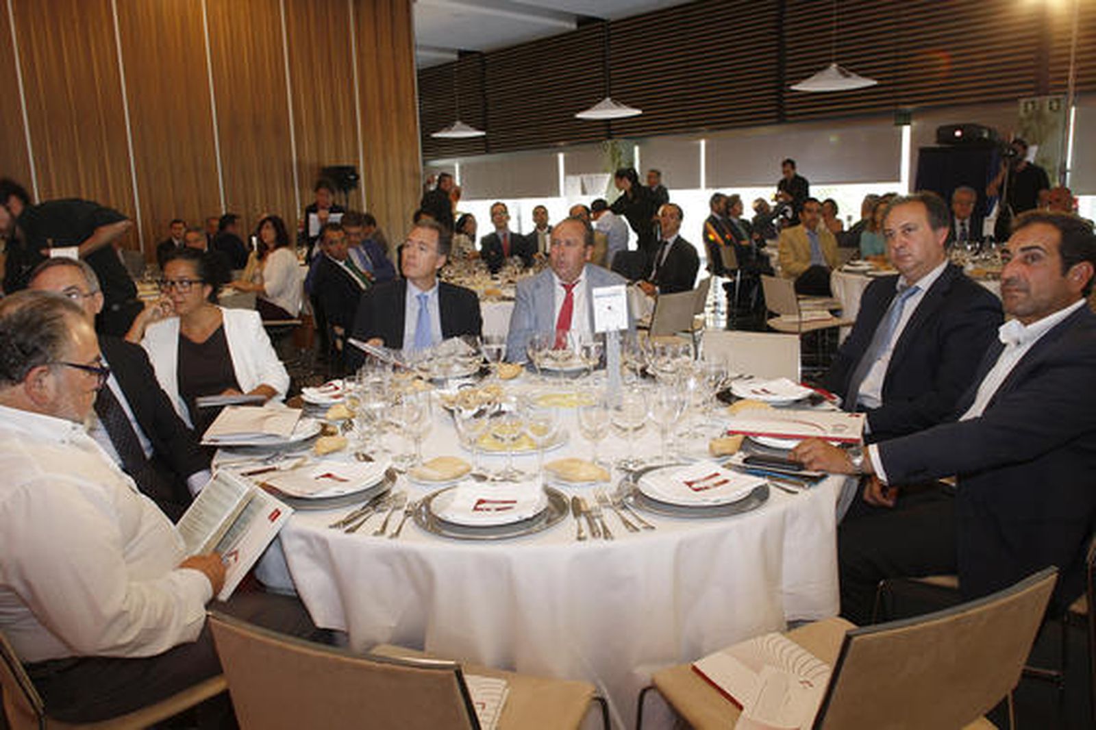 José Rodríguez, Juan J. Ramos, Cristina Imaz, Manuel A. Ortega, Benjamín Sánchez, Francisco J. Tejero y Luis Sánchez Palencia.

Foto: Joaquín Pino