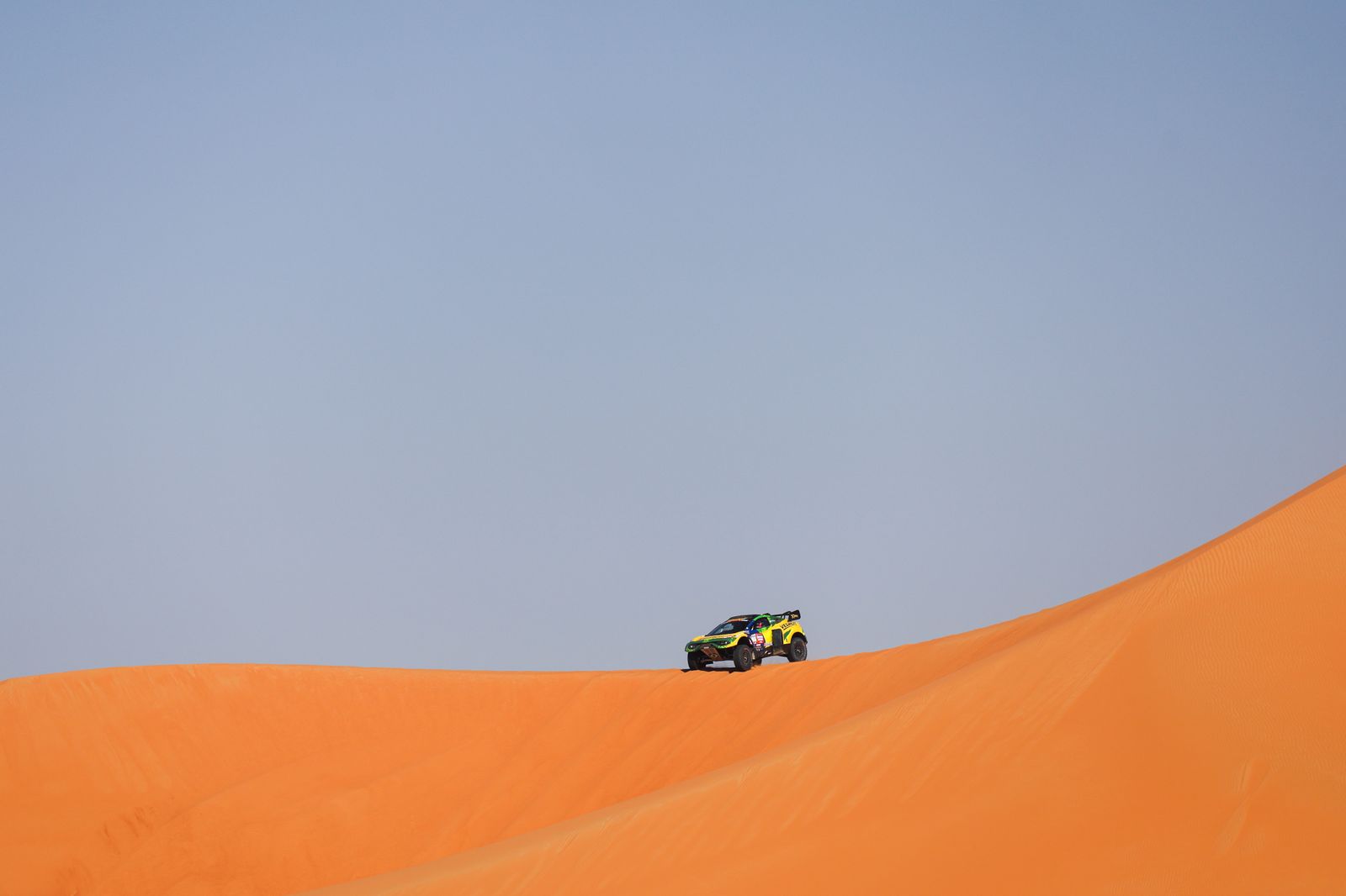 Las mejores fotos del Dakar por las dunas