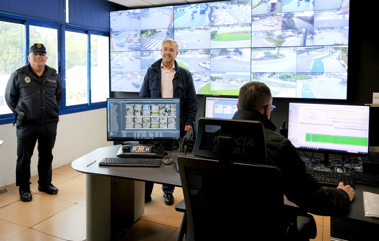 La presentación del nuevo sistema de cámaras inteligente.