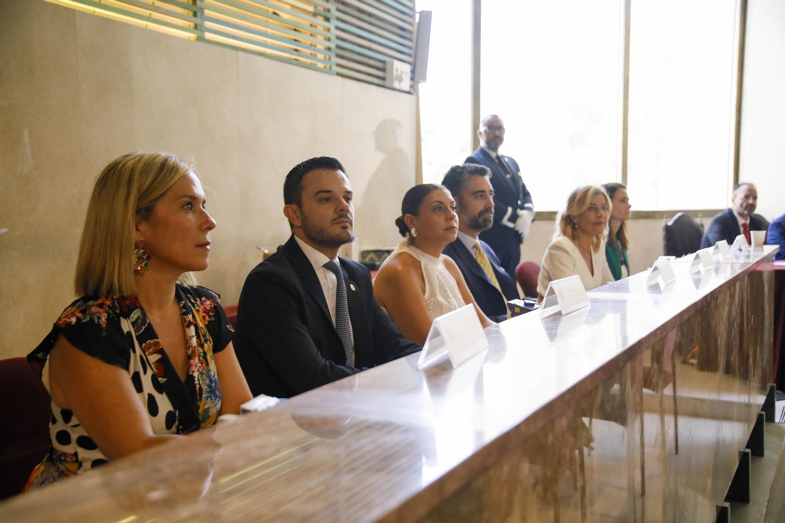Placa de memoria histórica en el monumento de los coloraos, en imágenes