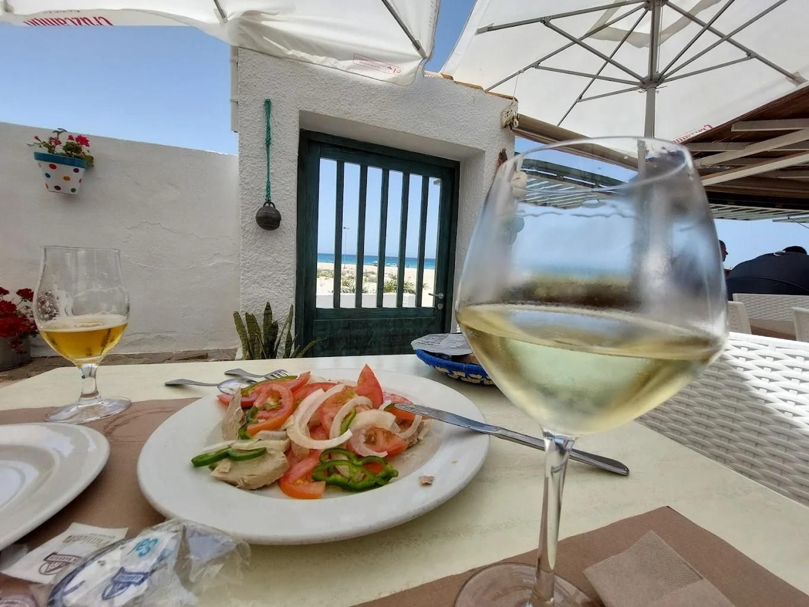 Restaurante El refugio, en Zahara de los Atunes.