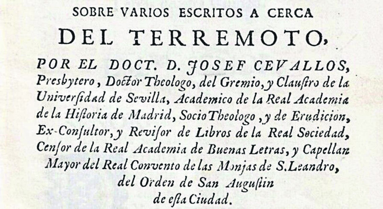 José Cevallos, un sabio que pide memoria