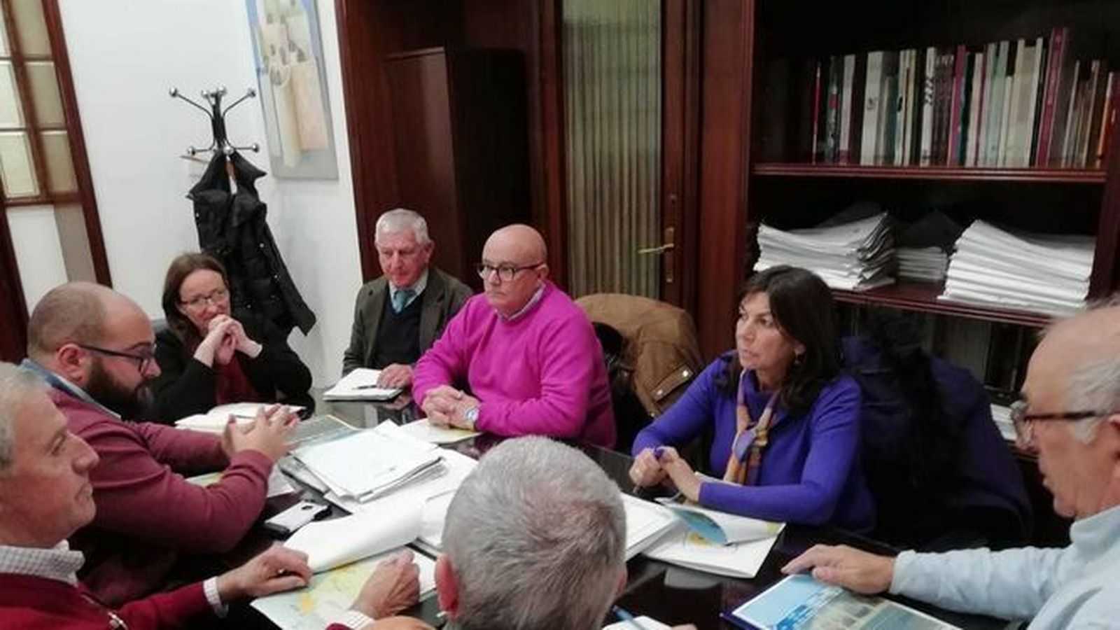 Una imagen de los anteriores representantes en el Consejo Territorial de la Bahía de Cádiz.