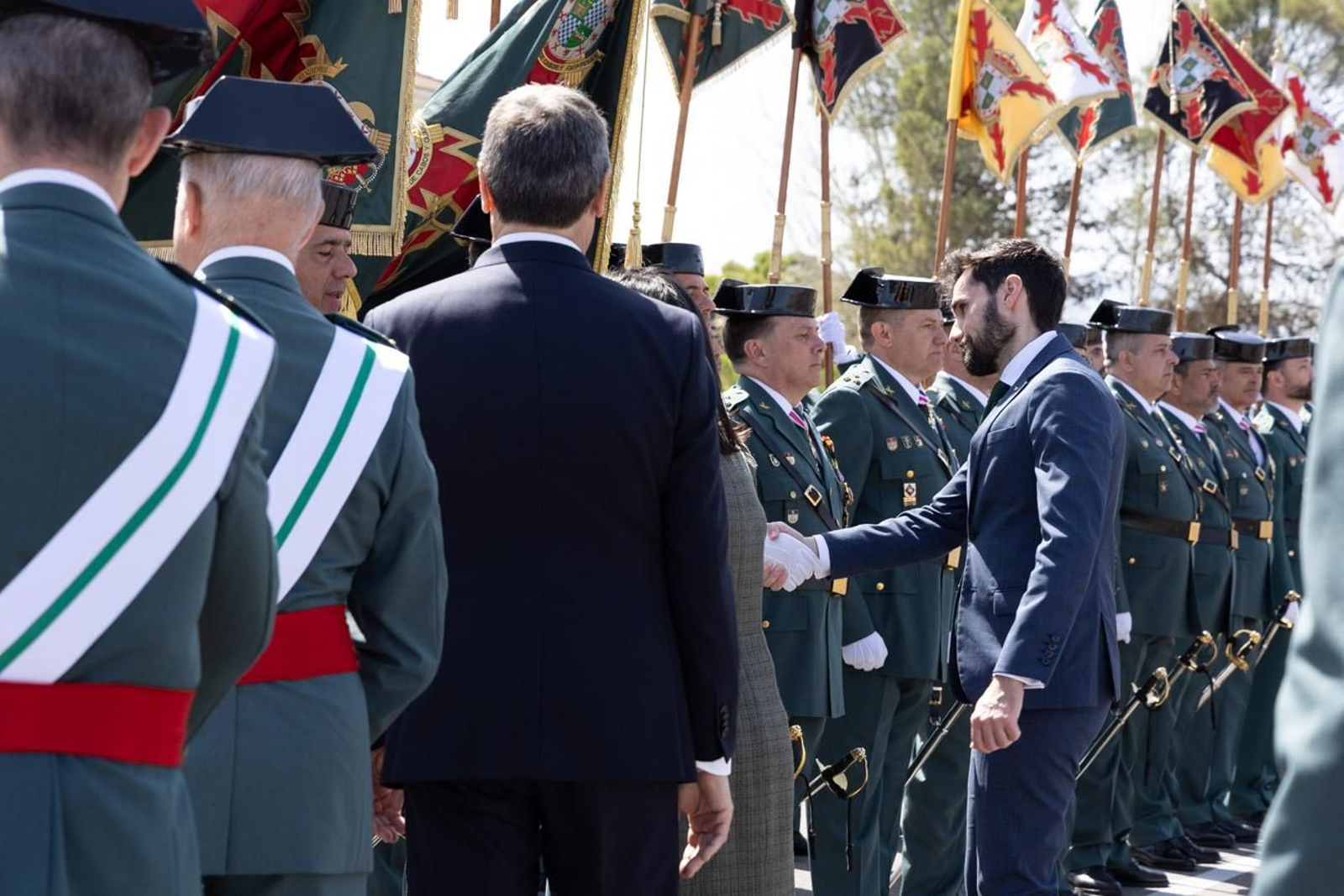 Jura de bandera de la 130ª promoción de guardias civiles de la Academia de Baeza