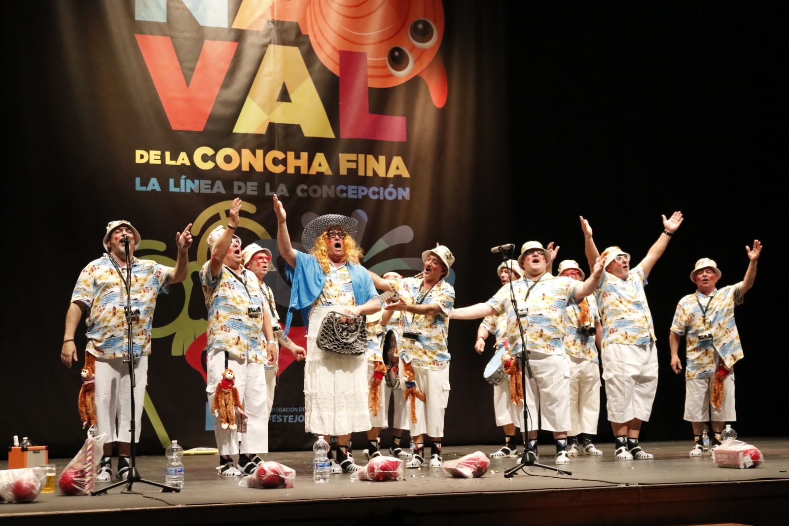 Final del concurso de Carnaval de la Concha Fina de La Línea