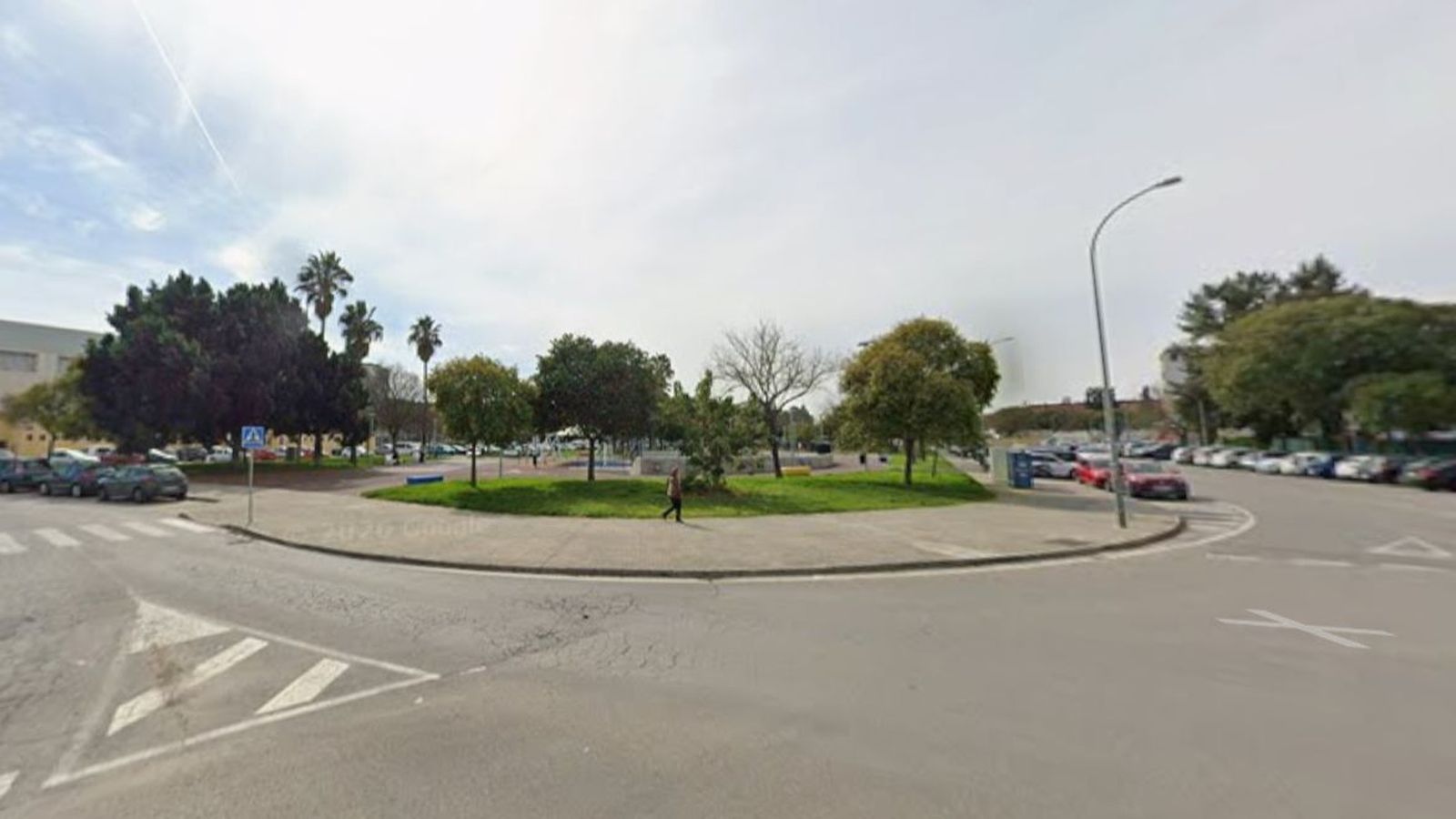 Calles Málaga (izquierda) y Jaén (derecha) en la barriada La Granja de Jerez.