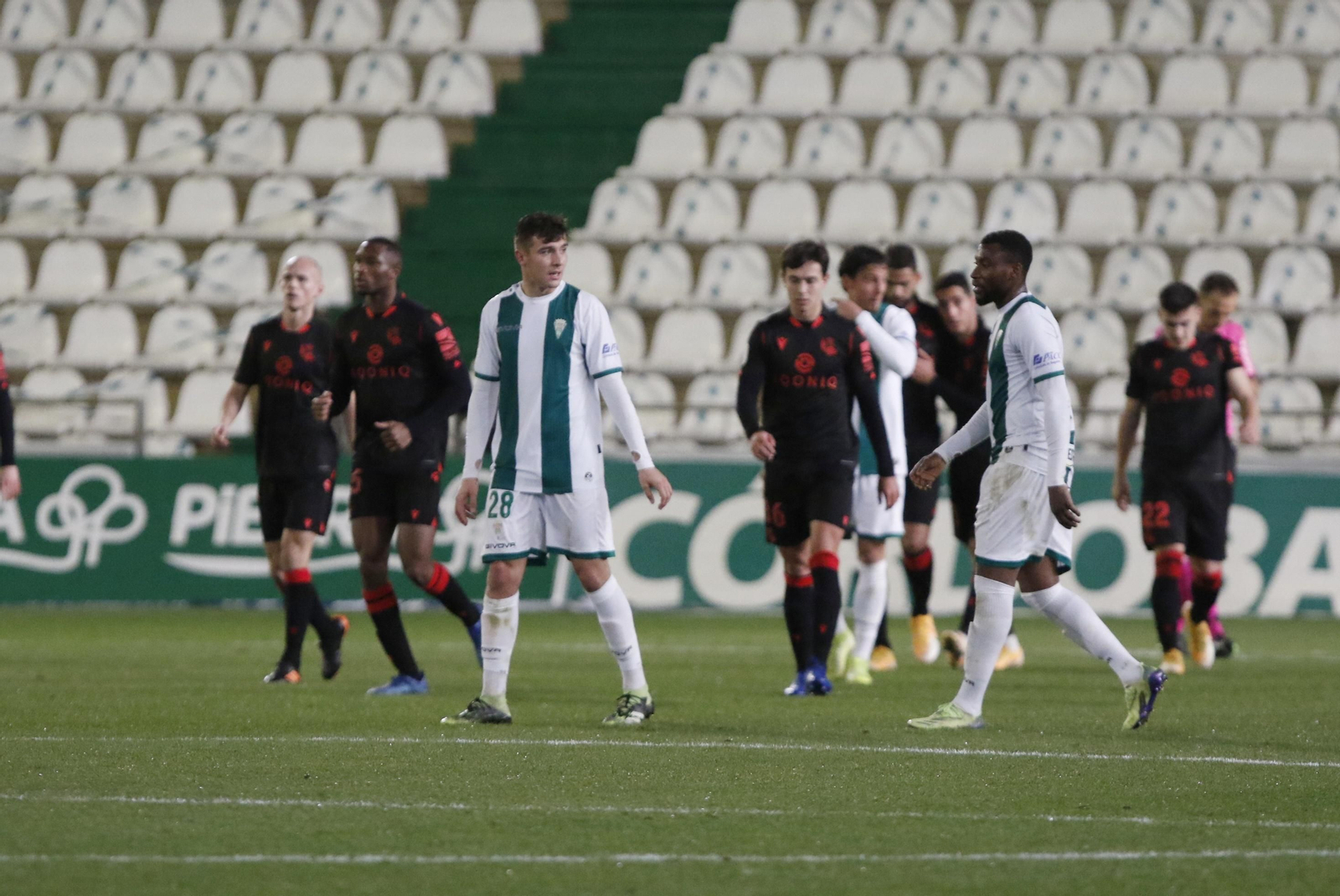 Las fotografías de la derrota del Córdoba CF ante la Real Sociedad en Copa del Rey