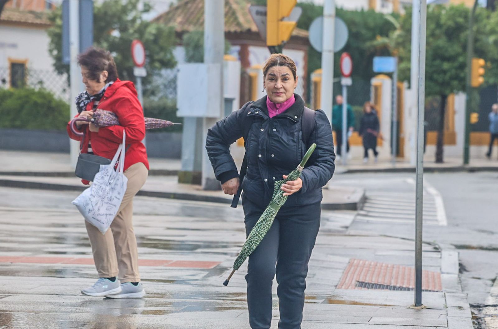 Fotografías de las incidencias de la borrasca Joseph durante la mañana